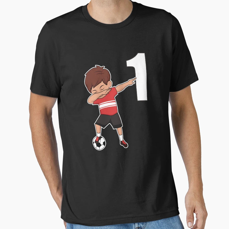 Awesome Soccer Player Number 1 Soccer T-Shirt - Trendy Graphic Men Women - T-Shirt, Sweatshirt, Hoodie