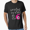 Getting My Kicks Six Soccer Birhtday T-Shirt - Fun Novelty Design Unisex - T-Shirt, Sweatshirt, Hoodie