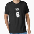 Number 6 Front T-Shirt - Unique Graphic for Adults - T-Shirt, Sweatshirt, Hoodie