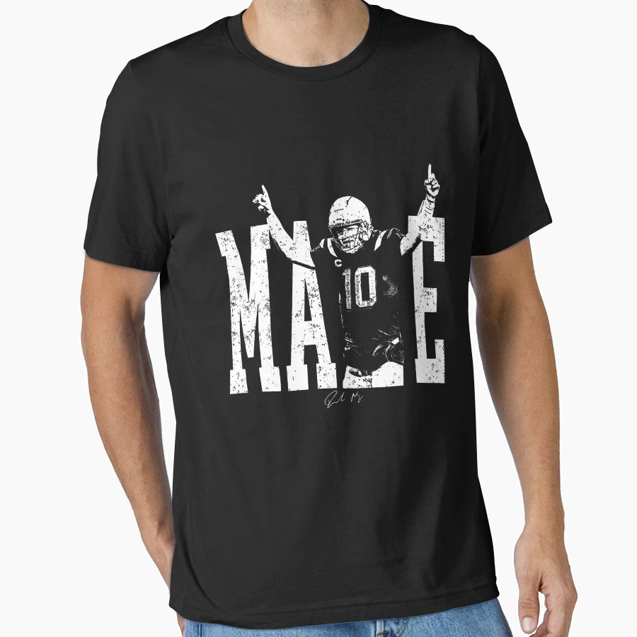 10 Drake Maye Qb Football Drake Maye Qb T-Shirt - Graphic Print Men Women - T-Shirt, Sweatshirt, Hoodie