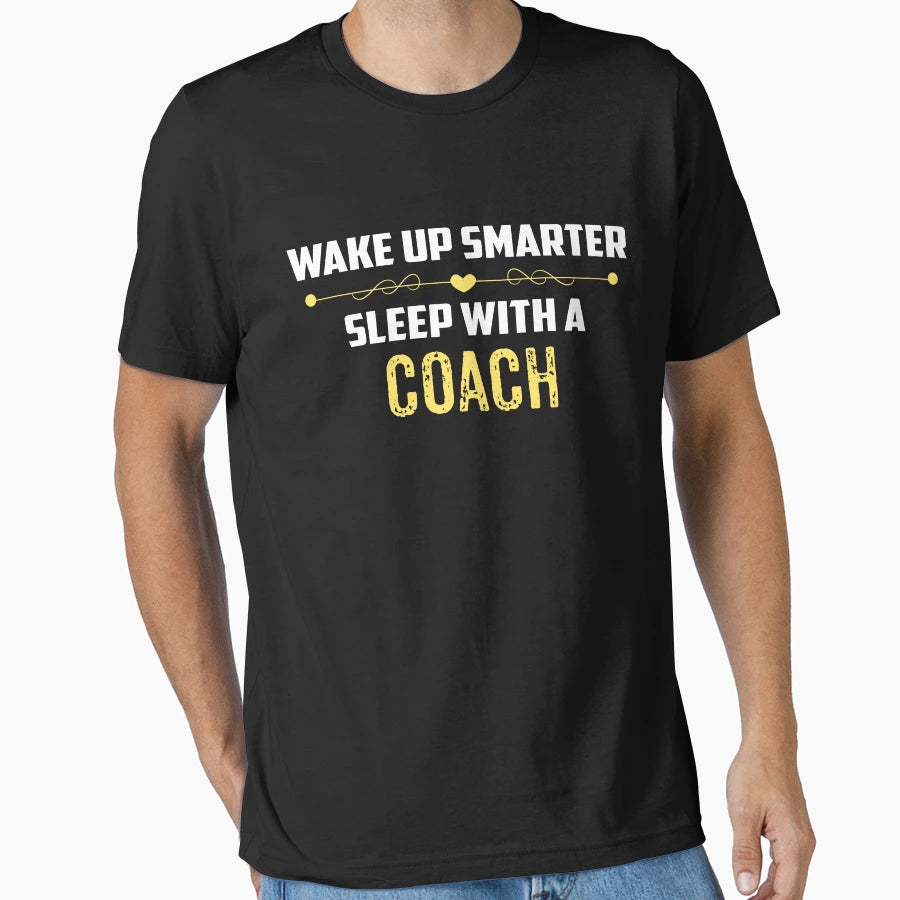 Wake Up Smarter Sleep Coach T-Shirt - Custom Art Print Men Women - T-Shirt, Sweatshirt, Hoodie