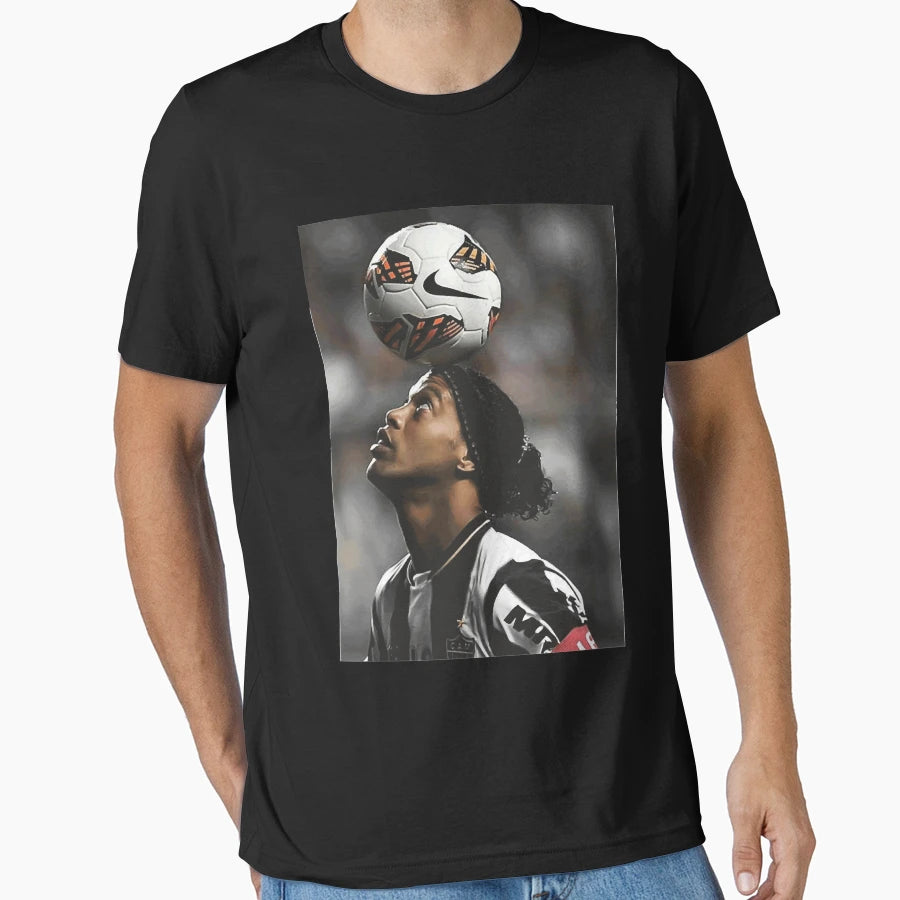 Wallpaper Art Ronaldinho T-Shirt - Novelty Apparel Men Women - T-Shirt, Sweatshirt, Hoodie