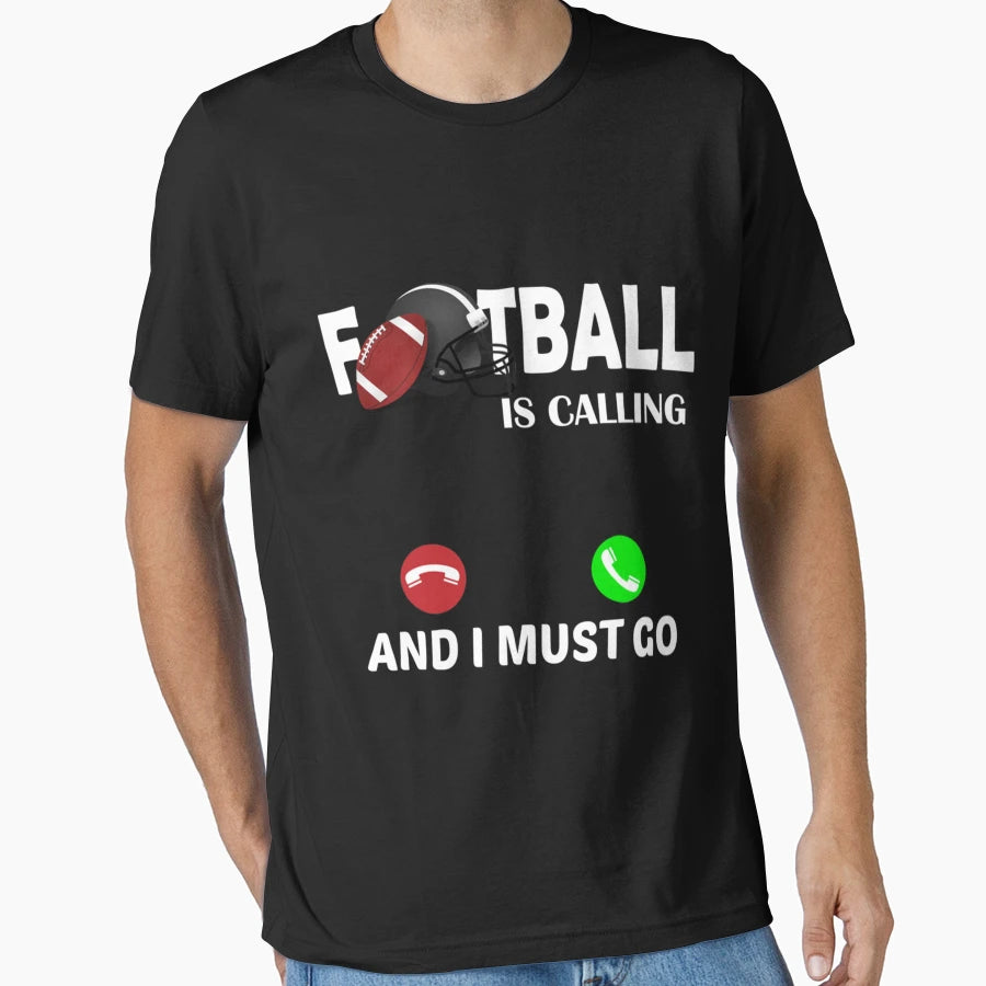 Football Calling Football Is Calling T-Shirt - Trendy Graphic for Adults - T-Shirt, Sweatshirt, Hoodie