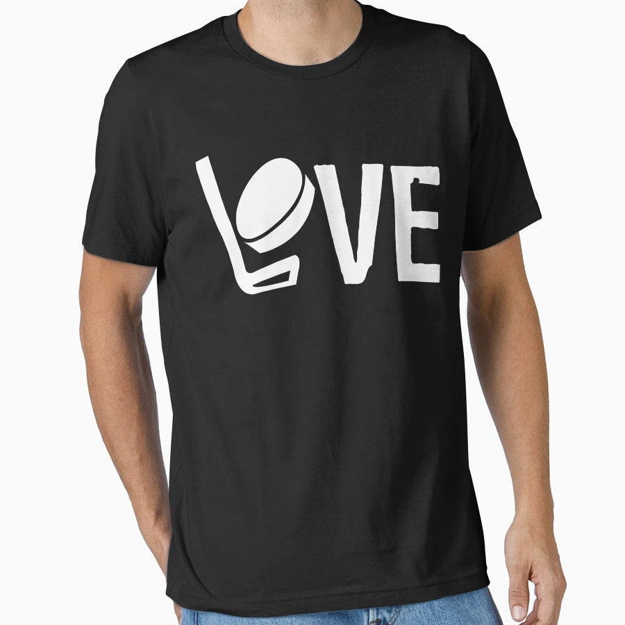 Hockey Love T-Shirt - Streetwear Style for Adults - T-Shirt, Sweatshirt, Hoodie
