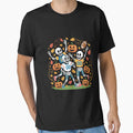 Spooky Football Game Day Halloween T-Shirt - Streetwear Style Men Women - T-Shirt, Sweatshirt, Hoodie
