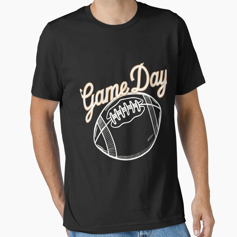 Game Day Lets American Football All T-Shirt - Minimalist Print Men Women - T-Shirt, Sweatshirt, Hoodie