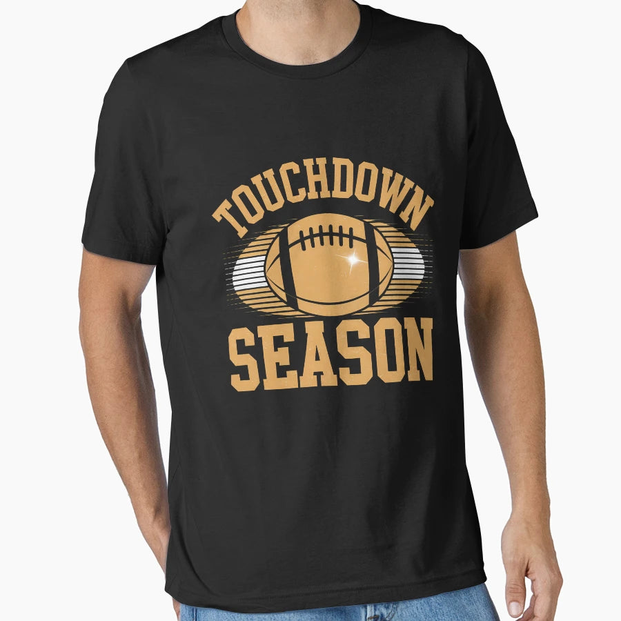 Funny Womens Game Day Touchdown T-Shirt - Novelty Apparel for Adults - T-Shirt, Sweatshirt, Hoodie