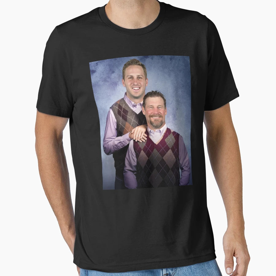 Dan Campbell And Jared T-Shirt - Minimalist Print for Adults - T-Shirt, Sweatshirt, Hoodie
