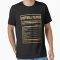 Football Player Funny Football T-Shirt - Aesthetic Graphic for Adults - T-Shirt, Sweatshirt, Hoodie