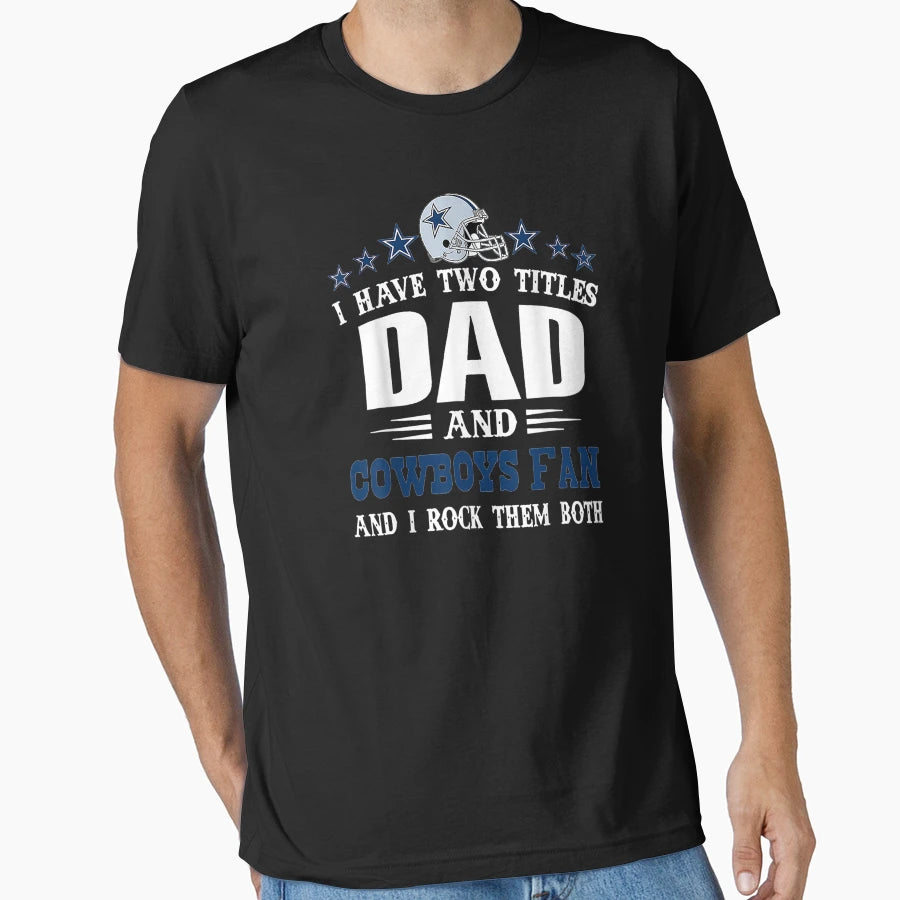 Dallas Fan Cow Best Dad Ever Fathers T-Shirt - Graphic Print for Adults - T-Shirt, Sweatshirt, Hoodie