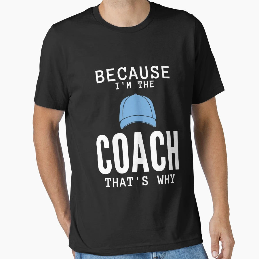 Volleyball Coach Because Im Coach T-Shirt - Trendy Graphic Men Women - T-Shirt, Sweatshirt, Hoodie