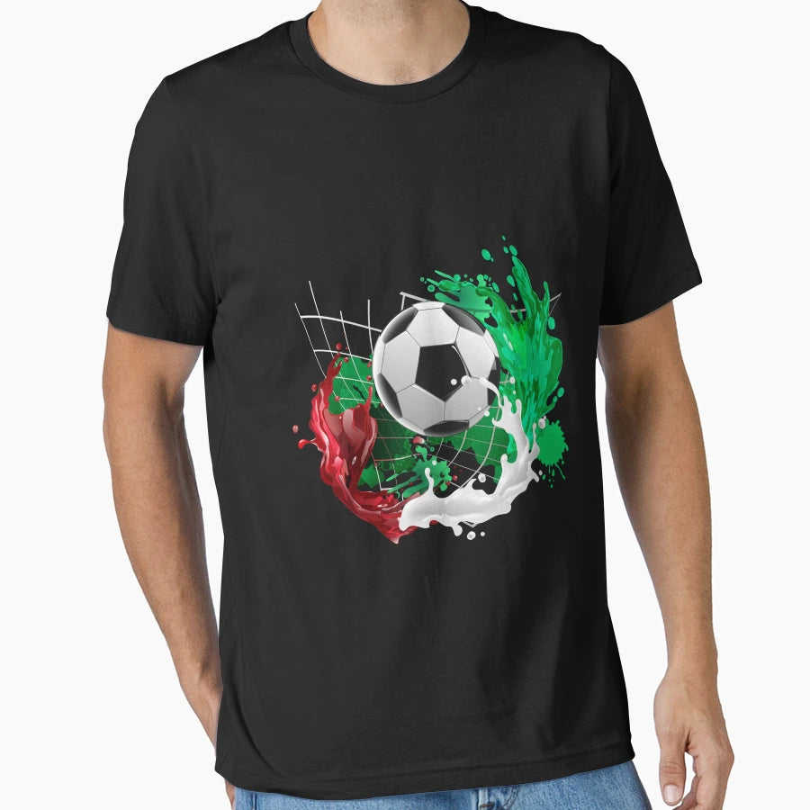 Italy Football T-Shirt - Custom Art Print Men Women - T-Shirt, Sweatshirt, Hoodie