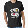 Class 2026 Senior Year Football Player T-Shirt - Trendy Graphic Unisex - T-Shirt, Sweatshirt, Hoodie