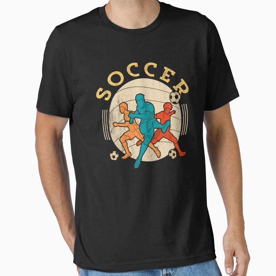 Soccer Flag Sport T-Shirt - Custom Art Print Men Women - T-Shirt, Sweatshirt, Hoodie