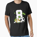 Football Birthday 8 Years Old 8Th T-Shirt - Casual Everyday Wear Unisex - T-Shirt, Sweatshirt, Hoodie