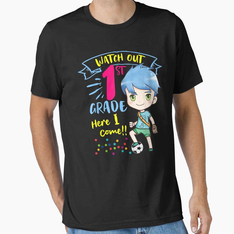 Back To School Supplies Backpack Soccer T-Shirt - Trendy Graphic Men Women - T-Shirt, Sweatshirt, Hoodie