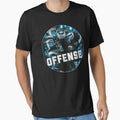 Football Team Hot Blue Fire Nifty T-Shirt - Minimalist Print for Adults - T-Shirt, Sweatshirt, Hoodie