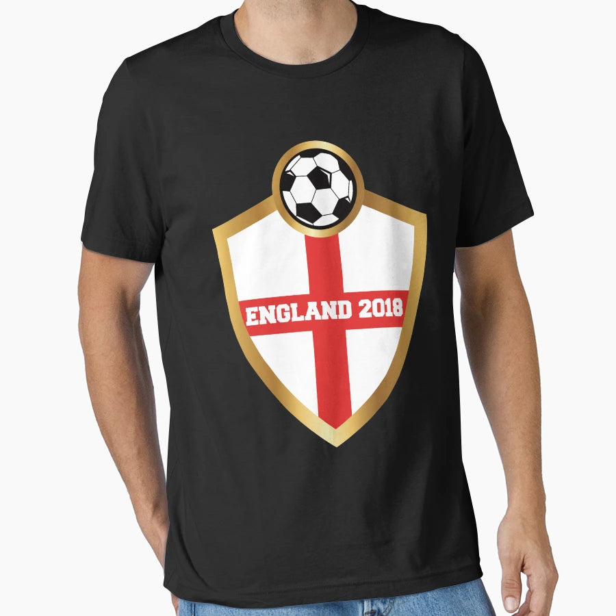 England 2018 National Soccer Team T-Shirt - Streetwear Style for Adults - T-Shirt, Sweatshirt, Hoodie