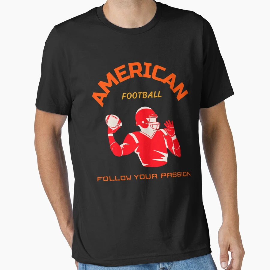 American Football Follow Your T-Shirt - Fun Novelty Design for Adults - T-Shirt, Sweatshirt, Hoodie