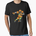 Pumpkin Football Player Pumpkins T-Shirt - Minimalist Print for Adults - T-Shirt, Sweatshirt, Hoodie