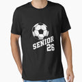 Soccer Senior 26 Class 2026 Grad T-Shirt - Trendy Graphic Men Women - T-Shirt, Sweatshirt, Hoodie