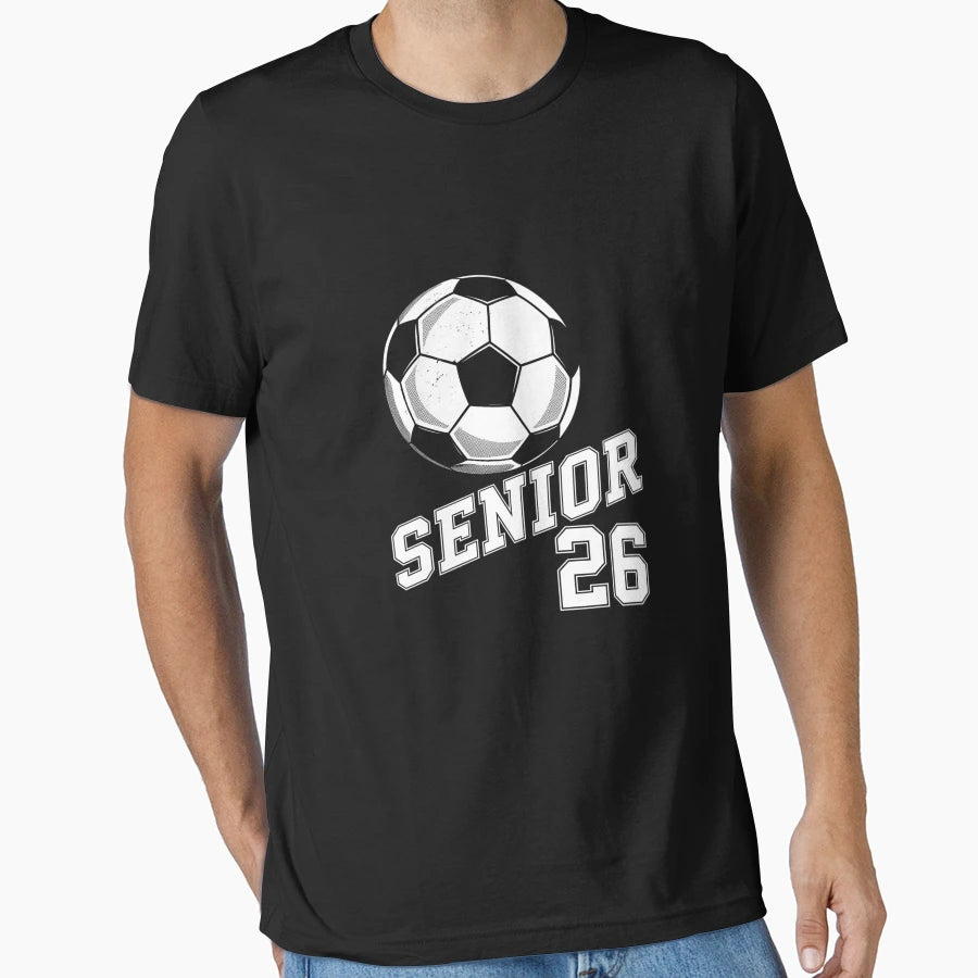 Soccer Senior 26 Class 2026 Grad T-Shirt - Trendy Graphic Men Women - T-Shirt, Sweatshirt, Hoodie