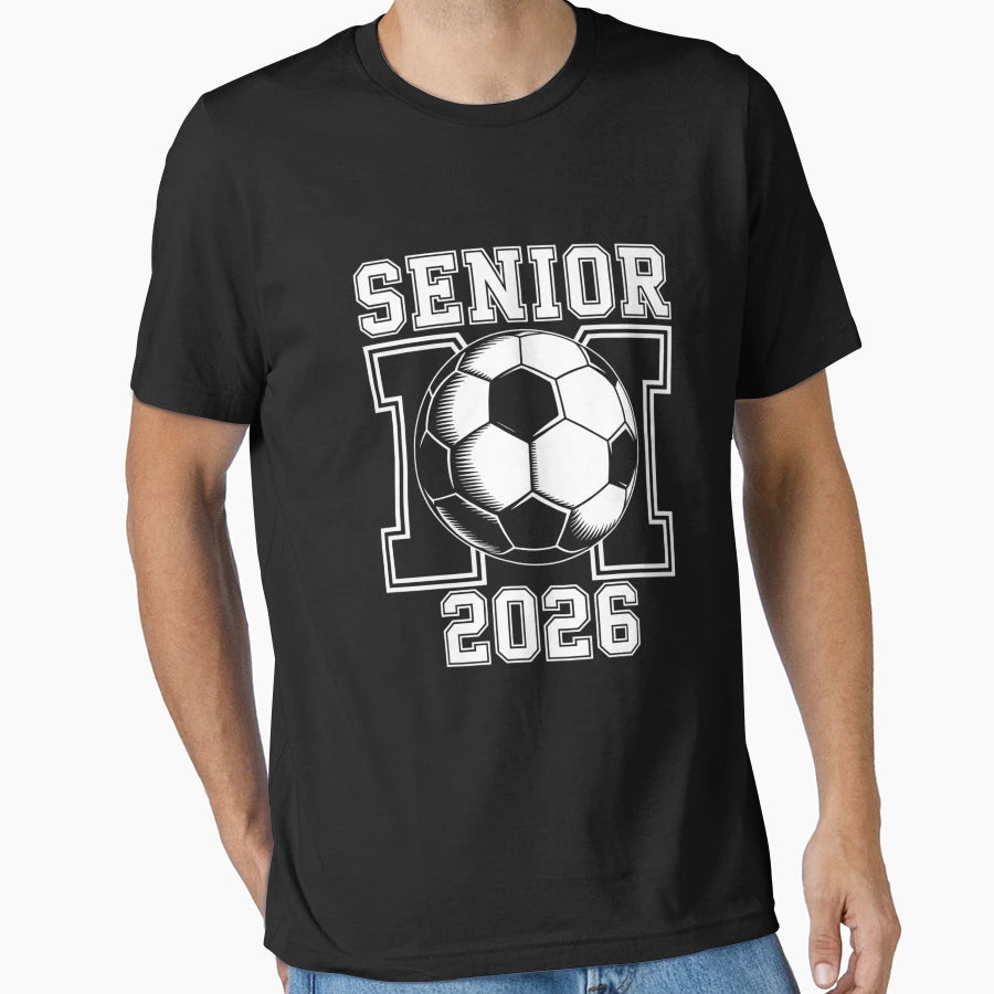 Senior Mom 2026 Soccer Class 2026 T-Shirt - Trendy Graphic for Adults - T-Shirt, Sweatshirt, Hoodie
