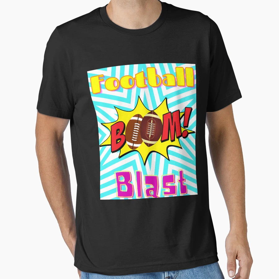 Football Blast T-Shirt - Streetwear Style Unisex - T-Shirt, Sweatshirt, Hoodie