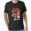 Tis Season Pumpkin And Football Halloween T-Shirt - Trendy Graphic Unisex - T-Shirt, Sweatshirt, Hoodie