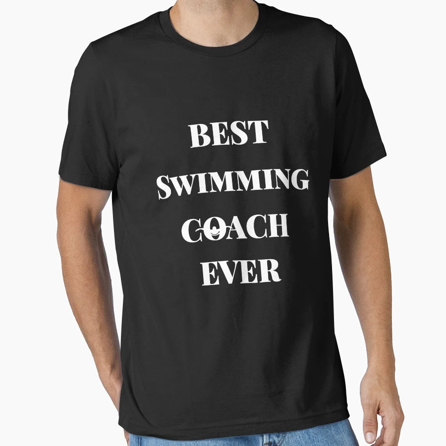 Best Swimming Coach Ever T-Shirt - Streetwear Style for Adults - T-Shirt, Sweatshirt, Hoodie