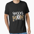 Soccer Mom Leopard Funny Soccer Mom T-Shirt - Streetwear Style for Adults - T-Shirt, Sweatshirt, Hoodie