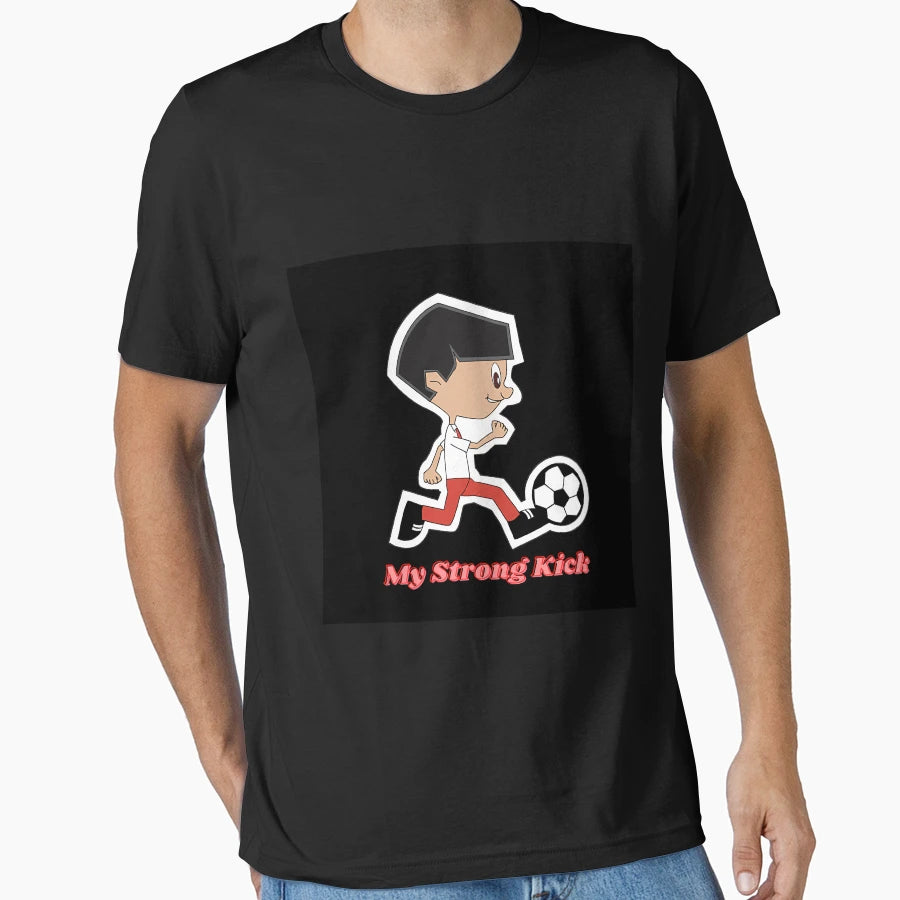 Football Kick Logo T-Shirt - Novelty Apparel for Adults - T-Shirt, Sweatshirt, Hoodie