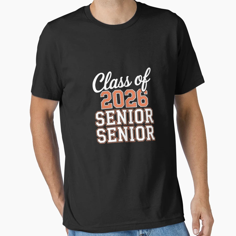 Proud Senior 2026 Graduation High T-Shirt - Trendy Graphic for Adults - T-Shirt, Sweatshirt, Hoodie