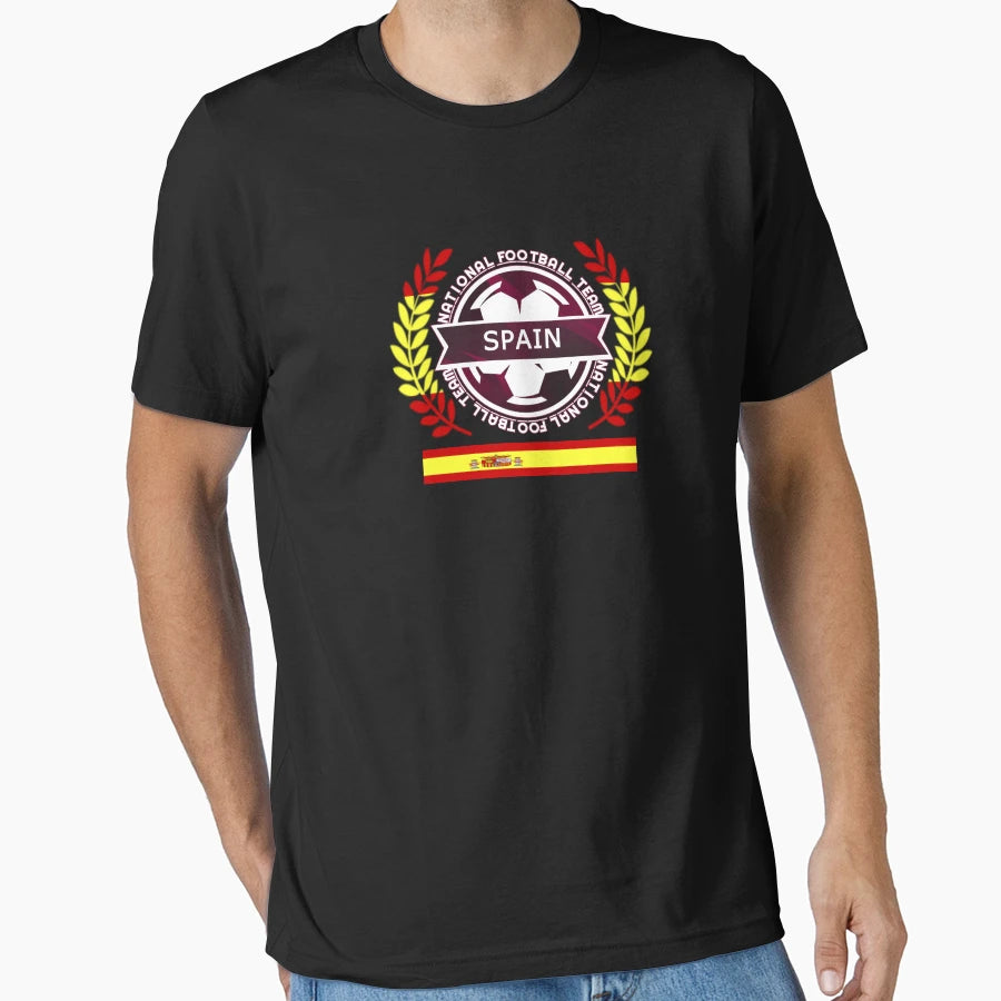 Spain New Football Supporters And T-Shirt - Custom Art Print Men Women - T-Shirt, Sweatshirt, Hoodie