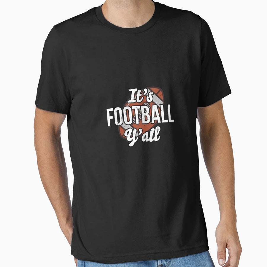 Best Seller Its Football Yall T-Shirt - Trendy Graphic for Adults - T-Shirt, Sweatshirt, Hoodie