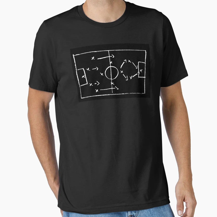 Football Soccer Tactics Time T-Shirt - Aesthetic Graphic Unisex - T-Shirt, Sweatshirt, Hoodie