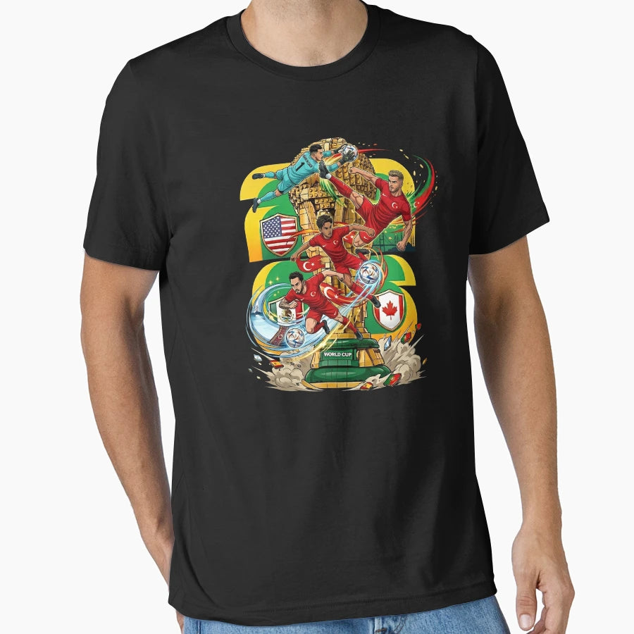 World Cup Turkiye 2026 T-Shirt - Streetwear Style for Adults - T-Shirt, Sweatshirt, Hoodie