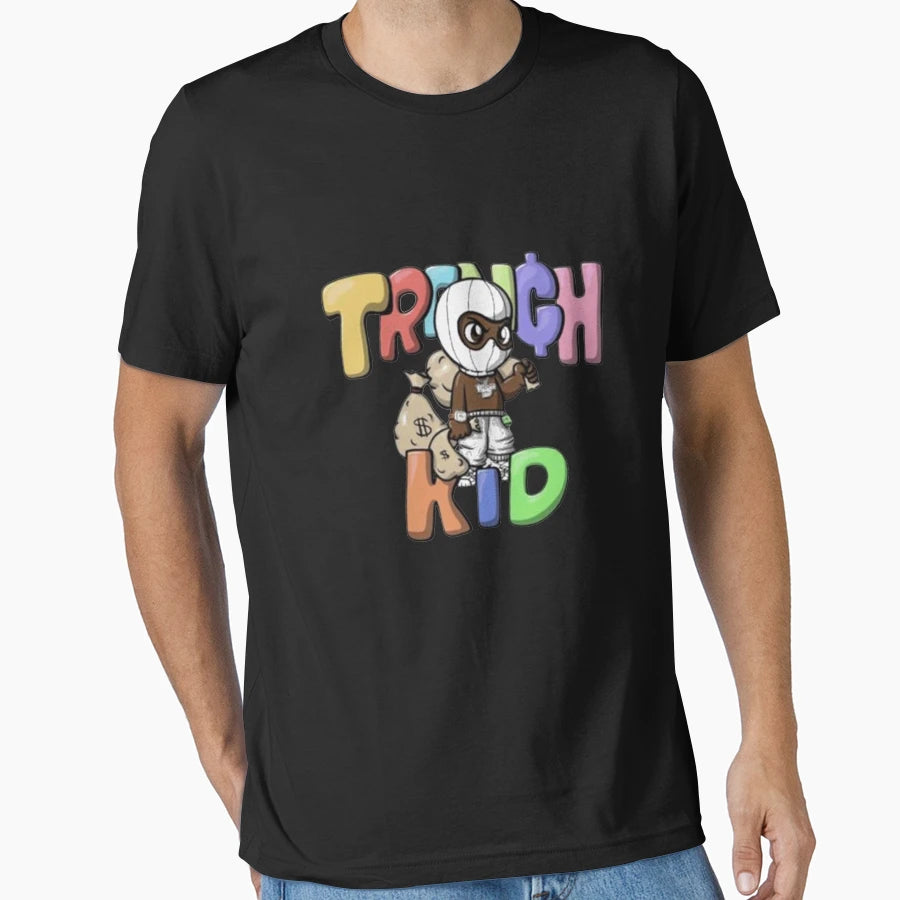 Trench Trench Lil Tjay T-Shirt - Minimalist Print Unisex - T-Shirt, Sweatshirt, Hoodie
