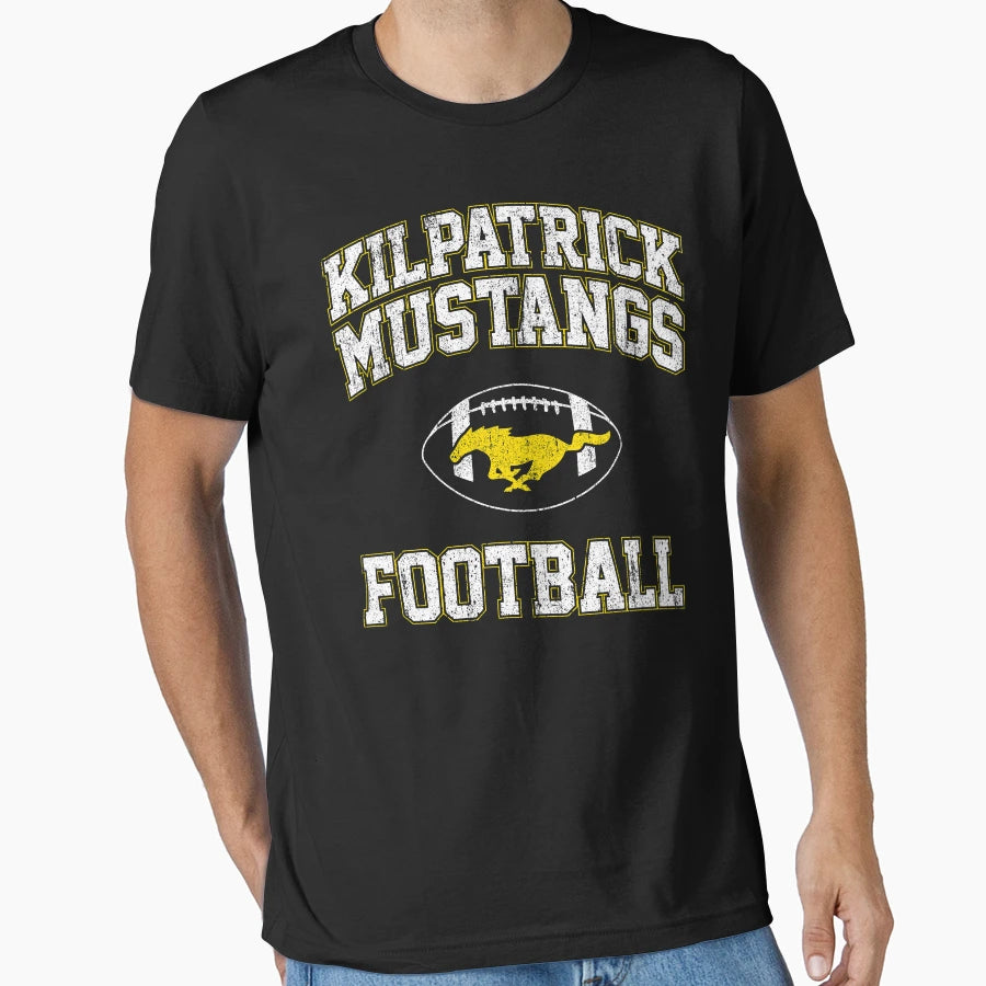 Kilpatrick Mustangs Football T-Shirt - Streetwear Style Men Women - T-Shirt, Sweatshirt, Hoodie