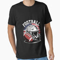 Football 4Th July Usa American Flag T-Shirt - Unique Graphic Unisex - T-Shirt, Sweatshirt, Hoodie
