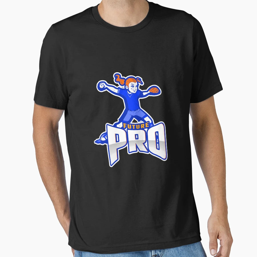 Future Pro Softball Player T-Shirt - Minimalist Print Unisex - T-Shirt, Sweatshirt, Hoodie