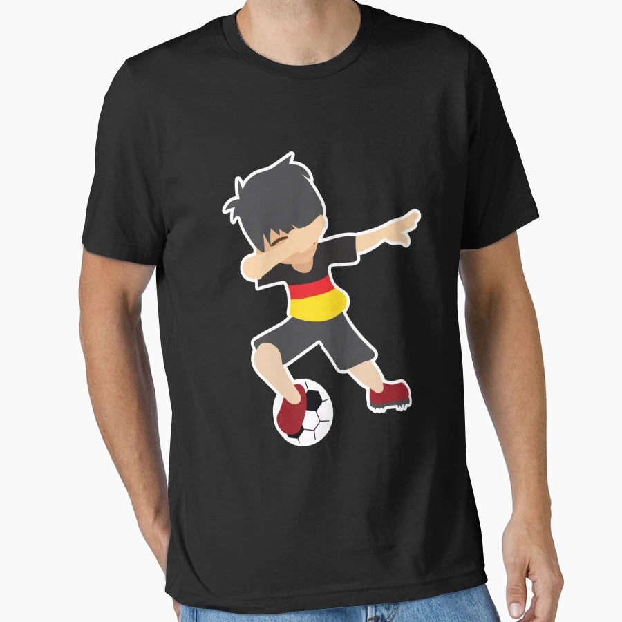 Dabbing Soccer Germany Soccer Lover T-Shirt - Aesthetic Graphic Men Women - T-Shirt, Sweatshirt, Hoodie