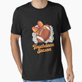 Touchdown Season Football Bow Game Day T-Shirt - Minimalist Print Men Women - T-Shirt, Sweatshirt, Hoodie
