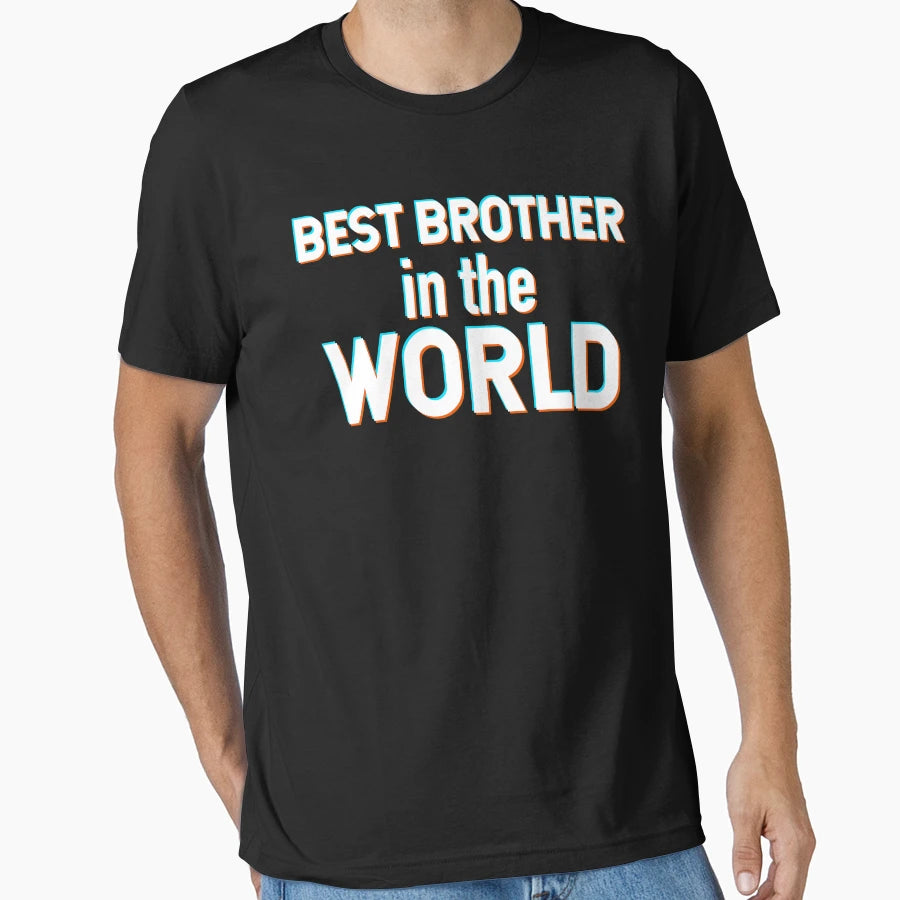 Best Brother World T-Shirt - Aesthetic Graphic Men Women - T-Shirt, Sweatshirt, Hoodie