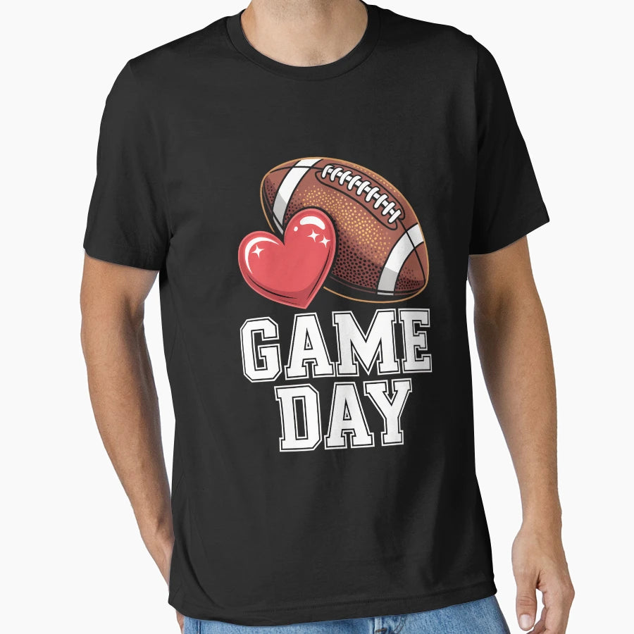 Game Day Football T-Shirt - Minimalist Print Unisex - T-Shirt, Sweatshirt, Hoodie