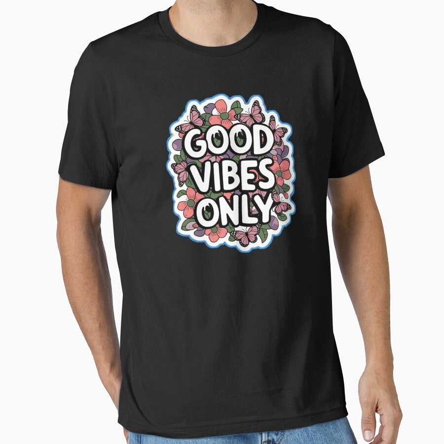 Good Vibes Only illustration by ZooStateofMind - Adult & Kids T-Shirts, Sweatshirts & Hoodies apparel design preview 1