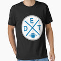 Detroit Football Emblem Det Pride T-Shirt - Streetwear Style Men Women - T-Shirt, Sweatshirt, Hoodie