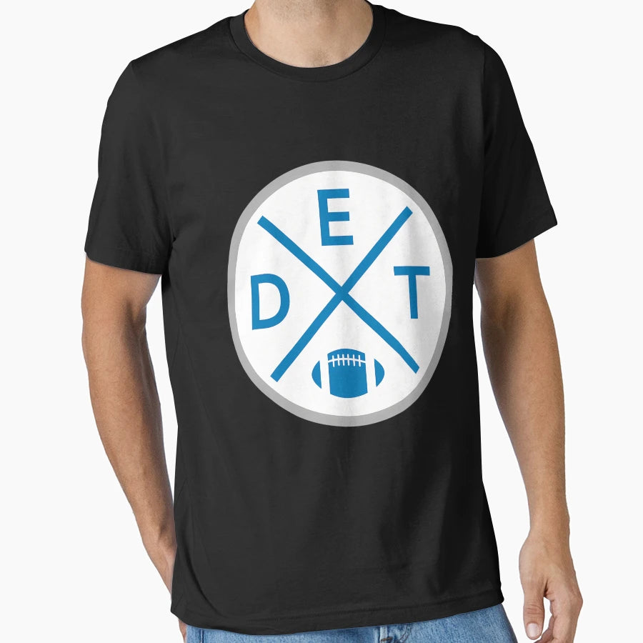 Detroit Football Emblem Det Pride T-Shirt - Streetwear Style Men Women - T-Shirt, Sweatshirt, Hoodie