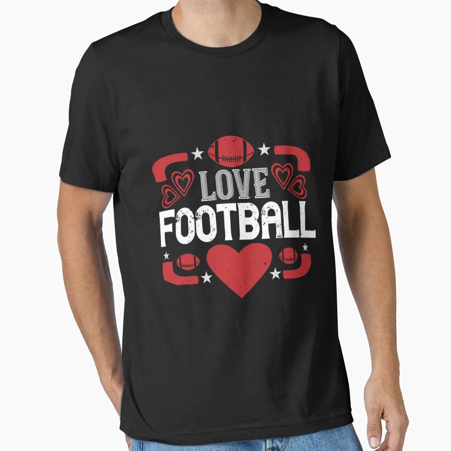 4 Love Football Jacob Zelazny Transparent T-Shirt - Minimalist Print Unisex - T-Shirt, Sweatshirt, Hoodie