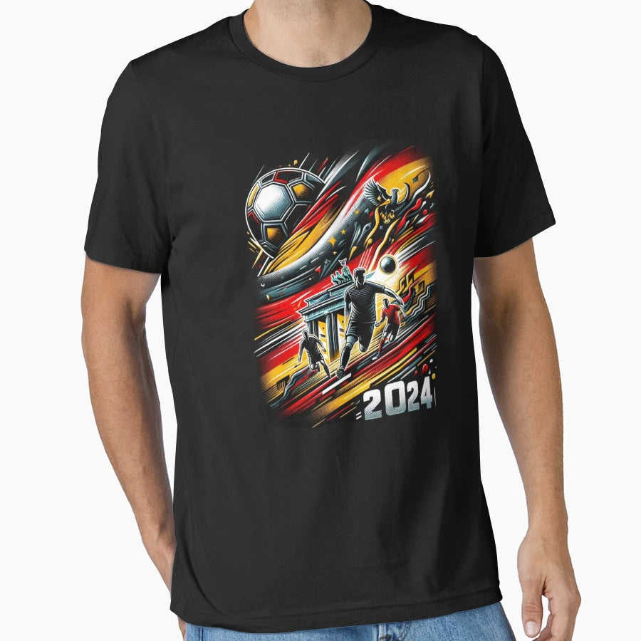 Dynamic Football Celebration 2024 T-Shirt - Streetwear Style for Adults - T-Shirt, Sweatshirt, Hoodie